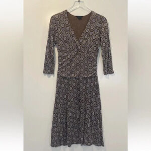 Boden Layla Jersey‎ Knit Surplice Wrap Look Dress Womens Size 10R (1099)
